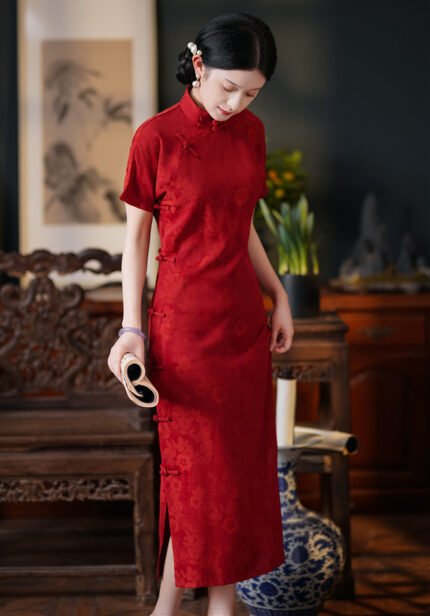 Jacquard Artistic Vintage Cheongsam