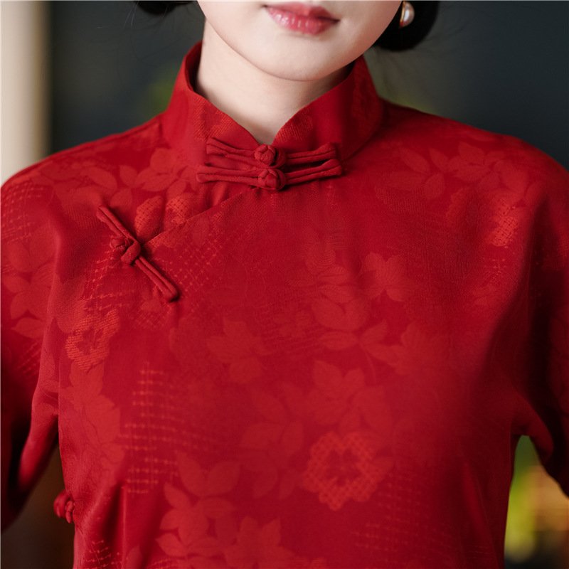 Jacquard Artistic Vintage Cheongsam