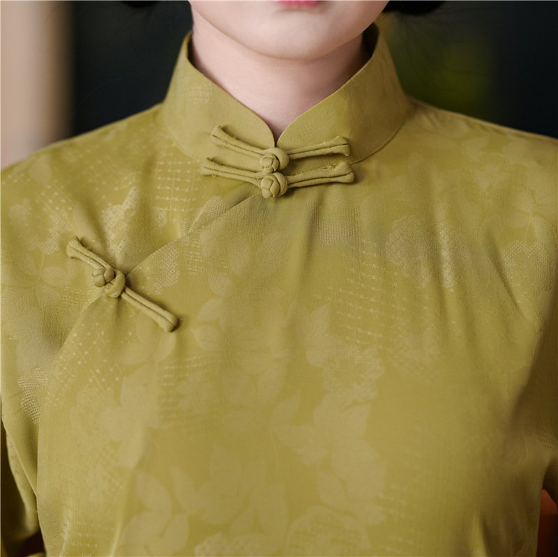 Jacquard Artistic Vintage Cheongsam