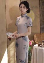 Simple Fresh Qipao Dress Chinese Styles Dresses