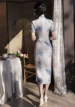 Simple Fresh Qipao Dress Chinese Styles Dresses