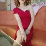 Elegant Red One-Shoulder Mermaid Evening Gown