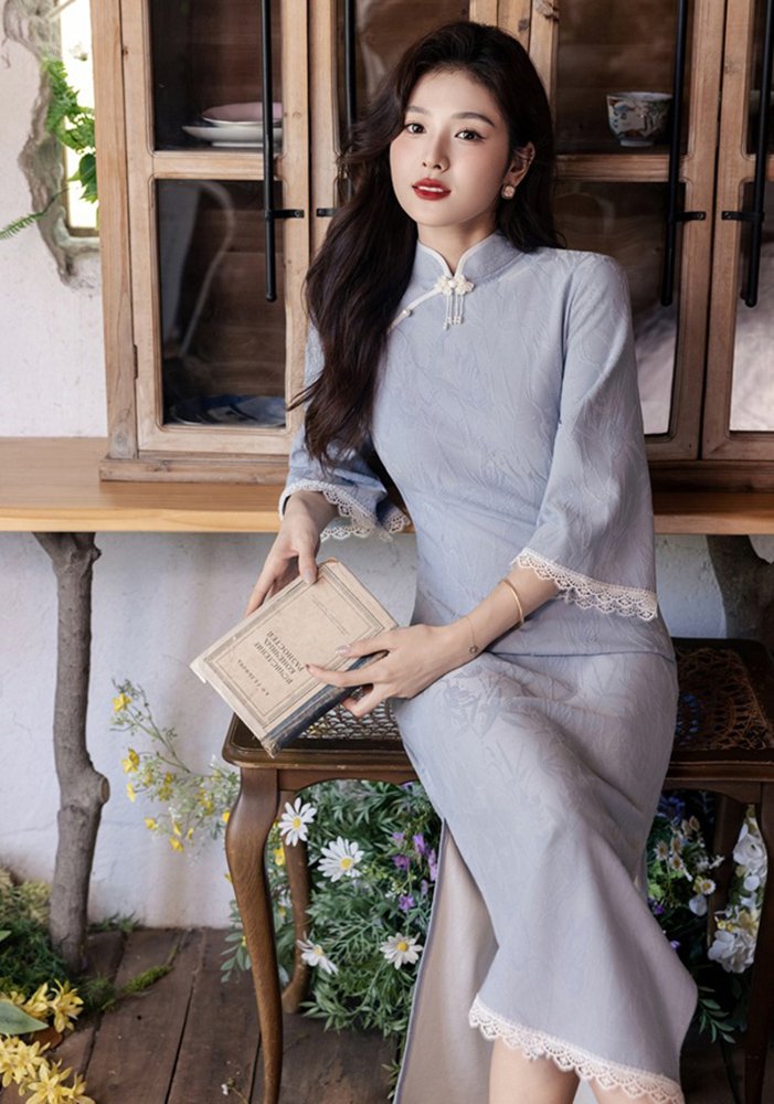 autumn-and-winter-new-elegant-retro-new-chinese-cheongsam-dress (6) Autumn and Winter New Elegant Retro New Chinese Cheongsam Dress