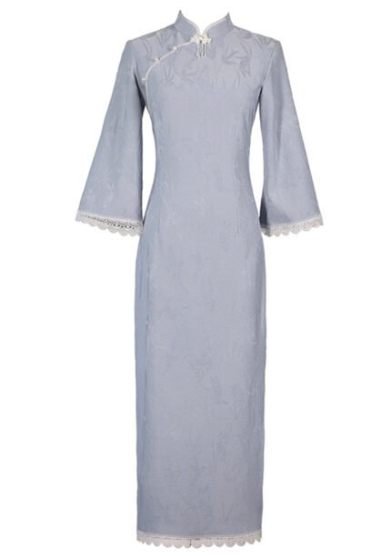 Autumn and Winter New Elegant Retro New Chinese Cheongsam Dress