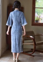 Large Sleeve Qipao 2025 Autumn and Winter Daily Cheongsam Dress