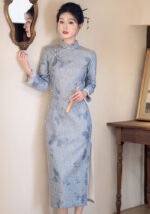 New Autumn Winter Style Slim-Fit Modern Qipao Dress​