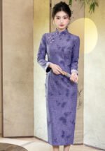 New Autumn Winter Style Slim-Fit Modern Qipao Dress​