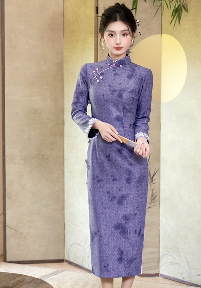 new-autumn-winter-style-slim-fit-modern-qipao-dress (8) New Autumn Winter Style Slim-Fit Modern Qipao Dress