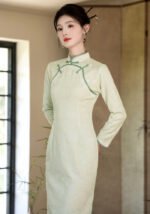 Spring and Autumn new slimming new Chinese cheongsam