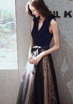 Evening Gown Women's Banquet V-neck Lace Dress