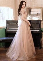 Evening Dress Women's Banquet Elegant Sparkling Evening Gown