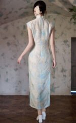 Elegant Mandarin Collar Slim Fit with Side Slits for Women